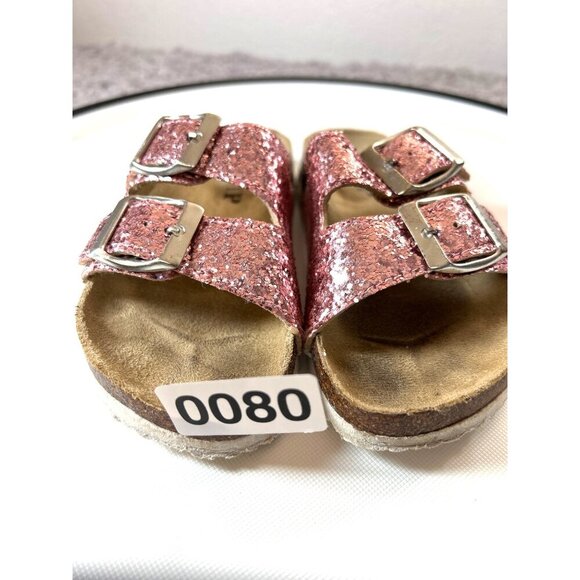 Sip Toddler Girls Sandals Slip-on Pink Sequined Size 7 - Picture 7 of 7